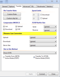 Rename files during transfer-sitemanager-filename-case-conversion-png