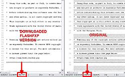creates double-spaces in a file when I download from server using FlashFXP.-flashfxp_formatting-jpg